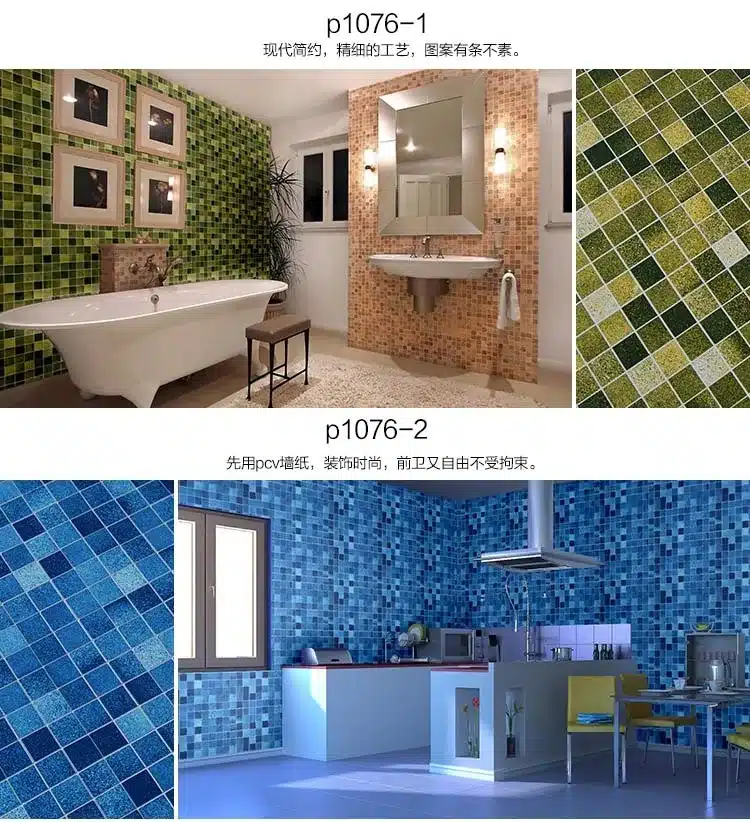5M Waterproof Decorative Film Peel and Stick Self Adhesive Wallpaper for Bathroom Kitchen Anti oil Vinyl Wall Sticker Home Decor 12