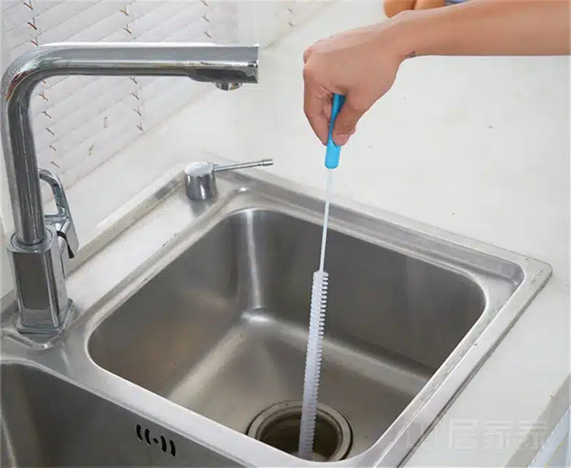 Sewer Cleaning Brush,Home Bendable Sink Tub Toilet Dredge Pipe Snake Brush Tools Creative Bathroom Kitchen Accessories 3
