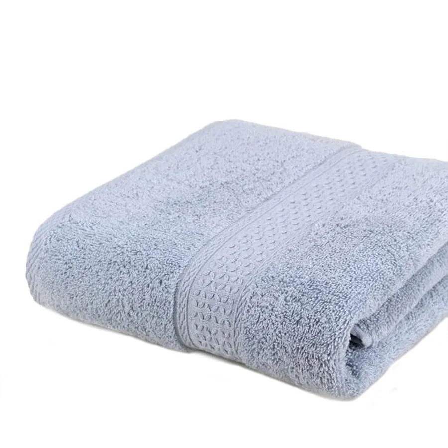100% Cotton Solid Bath Towel Beach Towel For Adults Fast Drying Soft 17 Colors Thick High Absorbent Antibacterial 21