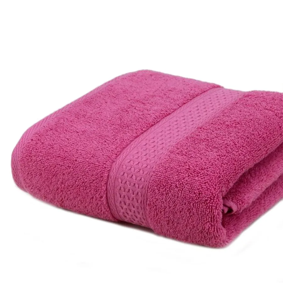 100% Cotton Solid Bath Towel Beach Towel For Adults Fast Drying Soft 17 Colors Thick High Absorbent Antibacterial 26
