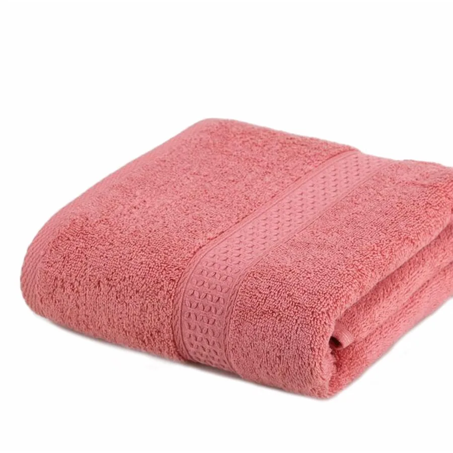 100% Cotton Solid Bath Towel Beach Towel For Adults Fast Drying Soft 17 Colors Thick High Absorbent Antibacterial 31
