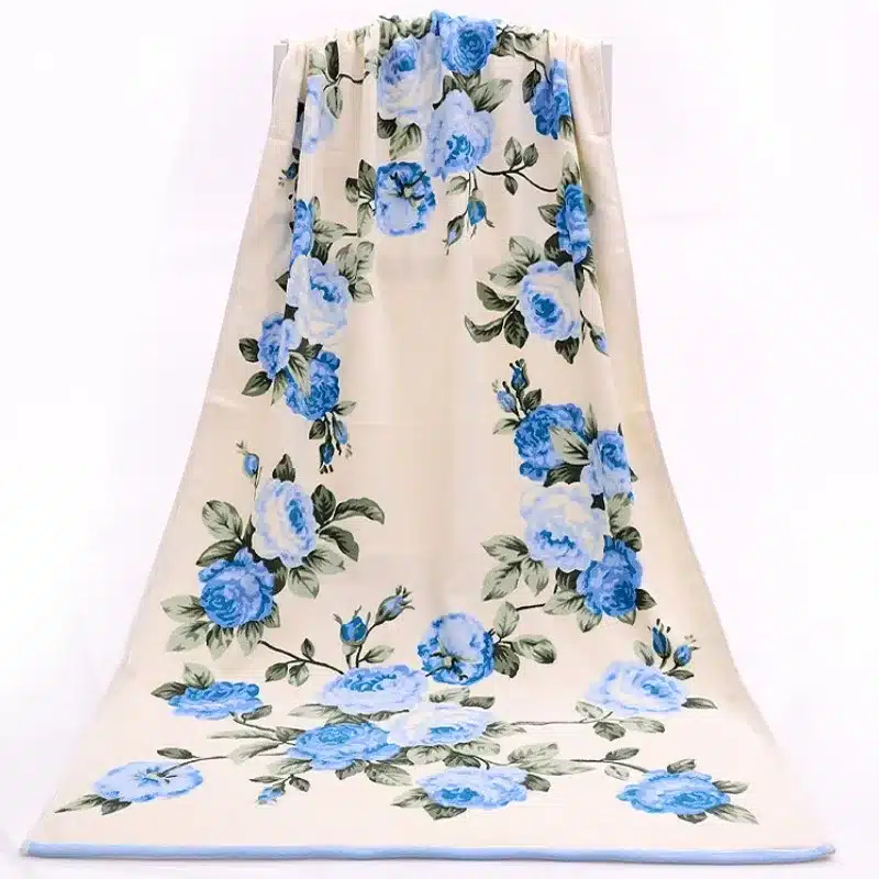 2017 Brand New Women Peony Towel 100% Cotton Men's Towel 76 * 34cm Bath Towel 70 * 140cm High Quality Beach Towel 4