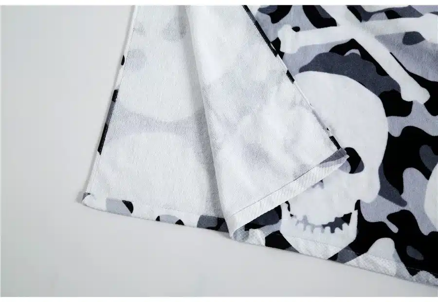 New Soft 100% Cotton Skull Beach Towel Soft Fashion Style Bath Towels Summer Unisex Sandy Swimming Sunbath Blanket Covers 21