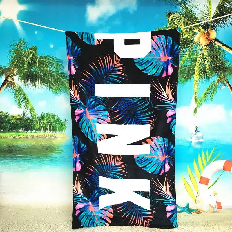XC USHIO 70*145cm Pink Soft Cotton Beach Towel Travel Swimming Bath Towel Yoga Office Sofa Blanket Wall Tapestry Toalla Playa 15