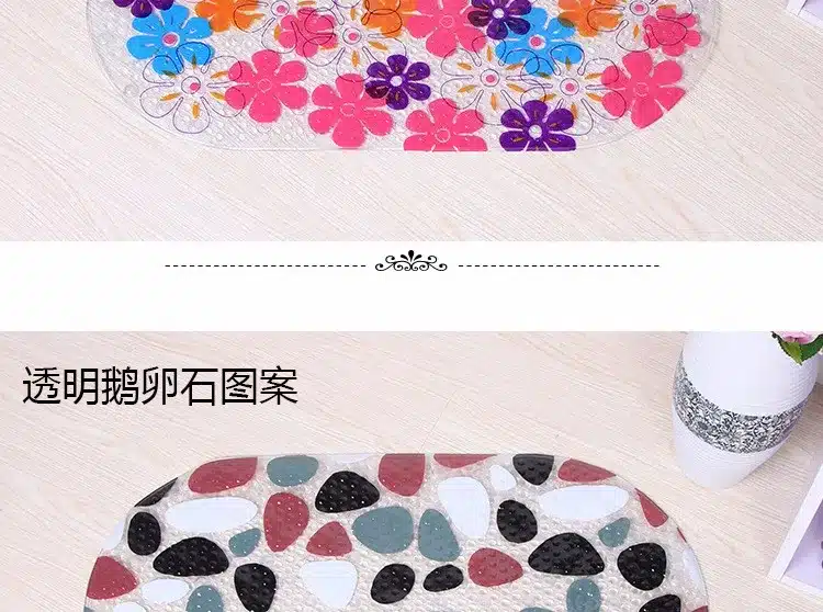 Baby Kids Child Cartoon Anti-slip PVC Bath Mat Bathroom Safety Non-slip Suction Cups Carpet Shower Bathmat Bathtub Sucker Rug 16