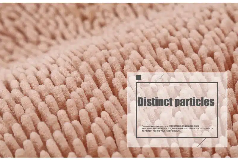 Custom 80*120cm New Chenille Bathroom Mats Large Super Absorbent Water Carpet Non-Slip Mat Kitchen Bathroom Bath Mat 5