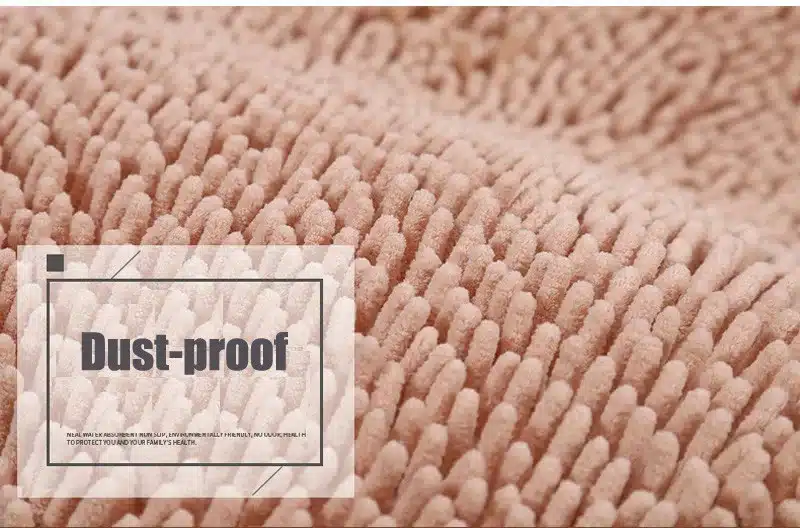 Custom 80*120cm New Chenille Bathroom Mats Large Super Absorbent Water Carpet Non-Slip Mat Kitchen Bathroom Bath Mat 8