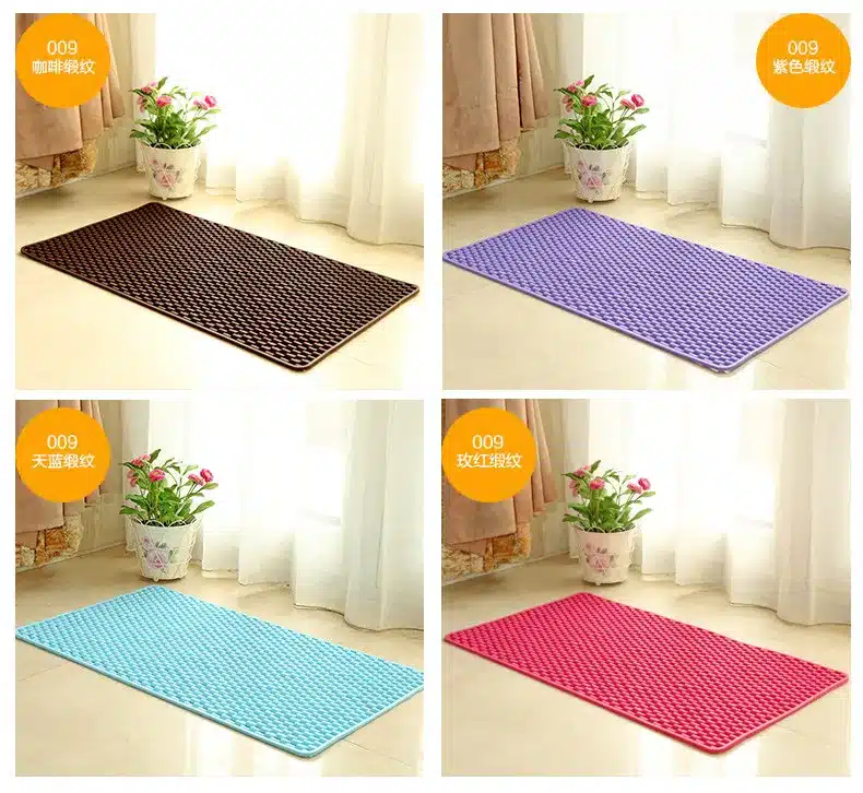 2017 new Non-slip bath mats bathroom shower PVC bath door mat 20