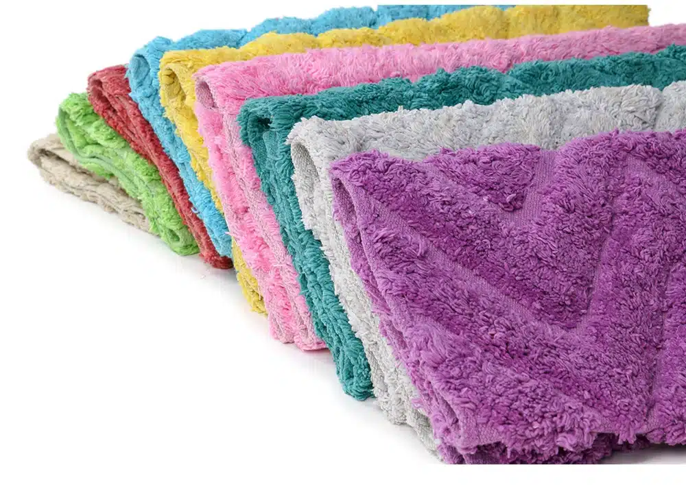 Anti-slid Bathroom Mats cotton Tufted Mats Capacho Green Stripe Bath Mat Solid bathroom Carpet Rug tapis de bain 45*75cm CT-006 18