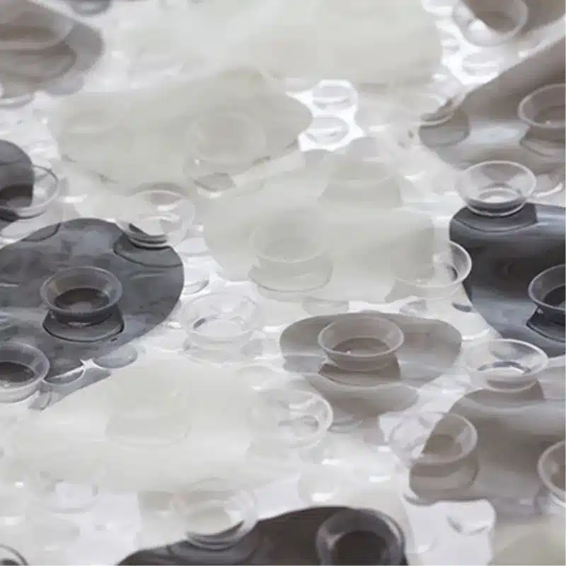 High Quality Colorful Floral Dots PVC Non- Slip Bath Mat Bathtub Mat Shower Mat 69*38cm 12
