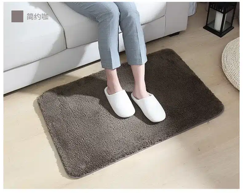 1PCS 60*90CM Bathroom Mats Set Memory Foam Rug Kit, 50*50CM Toilet Pattern Bath Non-slip Floor Carpet Mat for Bathroom Decor 25