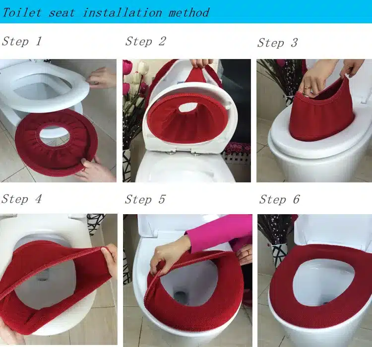 Bathroom Set Black White Letters Toilet Set WC Seat Cover Bath Mat Holder Closestool Lid Cover 3pcs/set Toilet Seat Cushion Sets 10