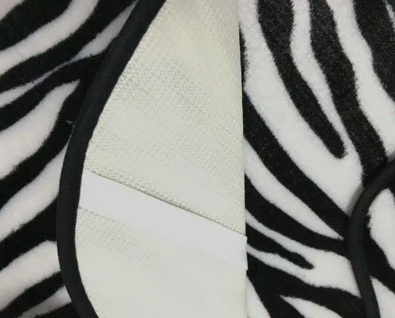 A 3pcs/set Zebra Striped Animal Pattern Leopard Bathroom Set Carpet Absorbent Non-Slip Pedestal Rug Lid Toilet Cover Bath Mat 11