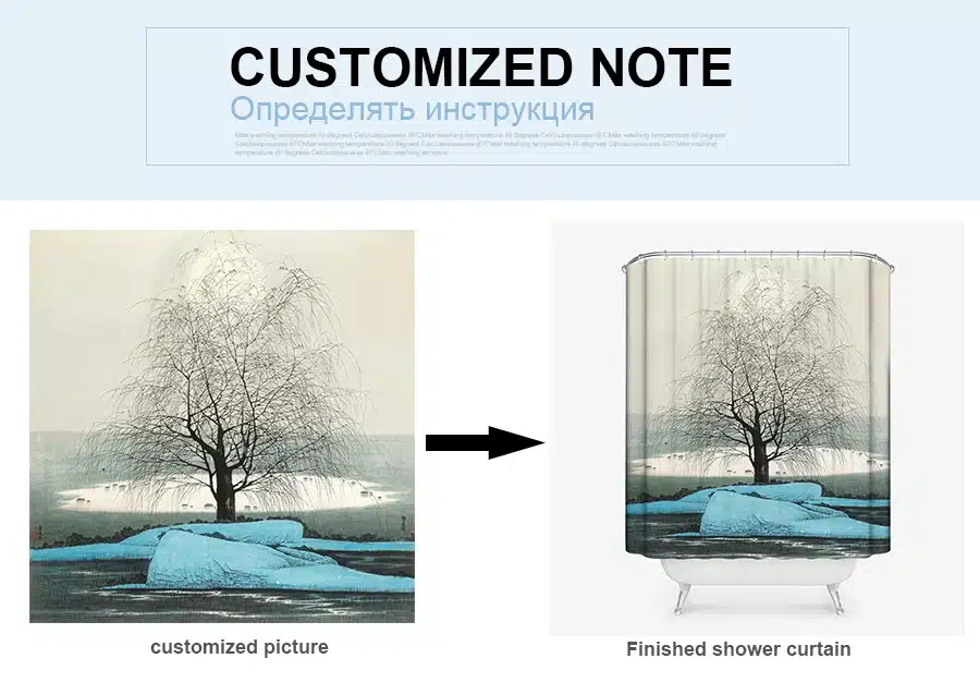 Moon Night Shower Curtain Waterproof Polyester Fabric 180x180cm Shower Curtain And 40x60cm Bath Floor Mat For The Bathroom 4