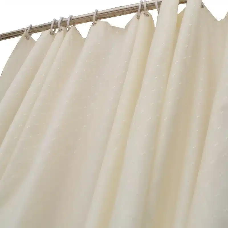 High-end diamond thick waterproof polyester strip yin and yang shower curtain mildew thickening bathroom curtain bathroom Hotel 13