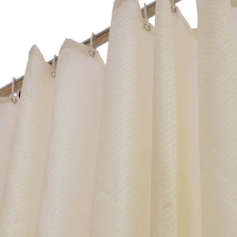 High-end diamond thick waterproof polyester strip yin and yang shower curtain mildew thickening bathroom curtain bathroom Hotel 14