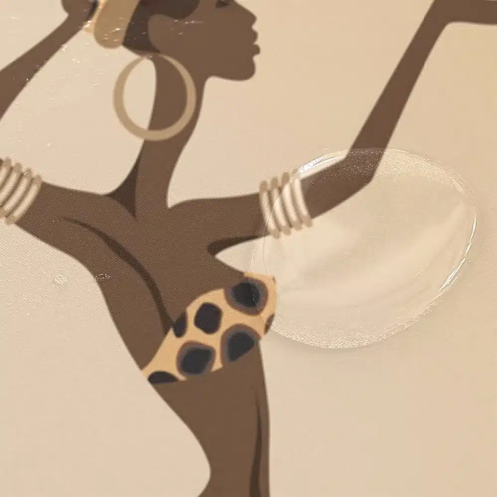 Polyester Curtain For The Bathroom African Women Shower Curtain Rideau De Douche Vector illustration Bathroom Curtains With Hook 16