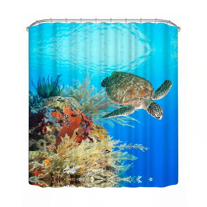 1.8 M Modern Waterproof shower 3D Colorful Shower Curtain Bathroom Curtain fish curtains Bath Decor Shower Curtains 22