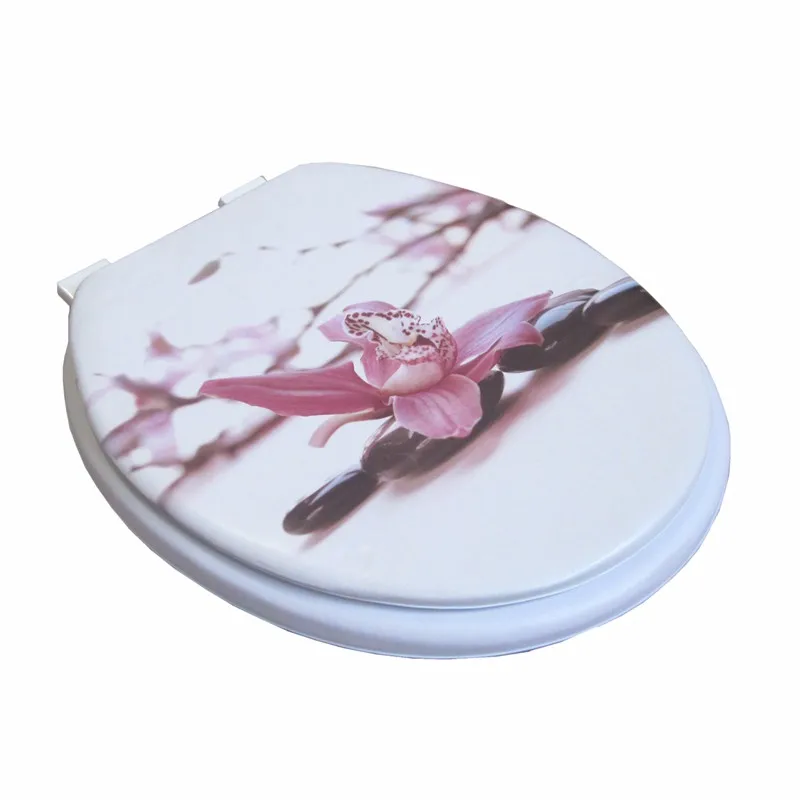 toilet seat cover set sponge fashion 17" toilet seat toilet lid pattern soft toilet seat warm 2016 high quality 9