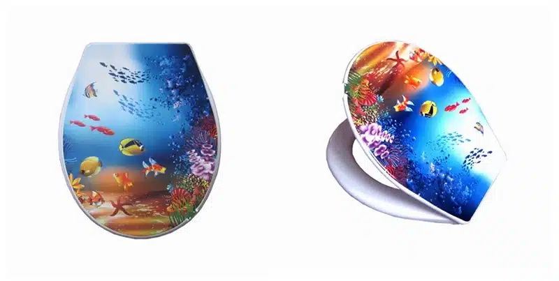 toilet lid cover standard closing 2017 high quality colorful toilet seat cover set hot selling fashion bathroom pp toilet seat 11