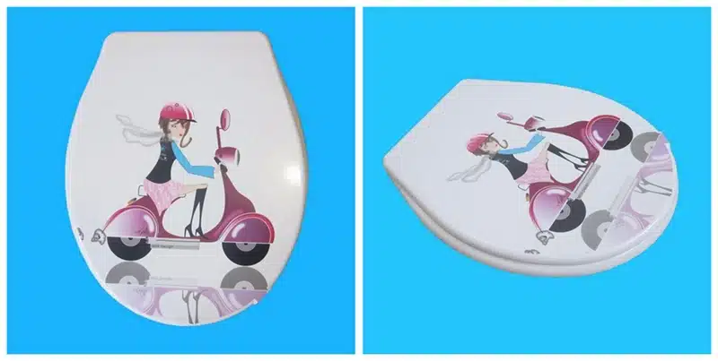toilet lid cover standard closing 2017 high quality colorful toilet seat cover set hot selling fashion bathroom pp toilet seat 16