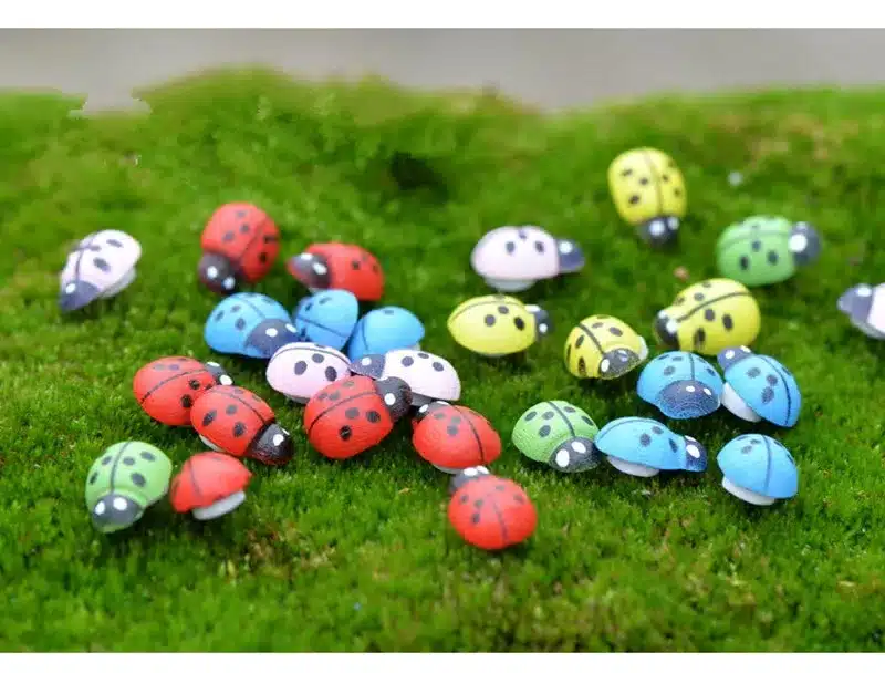 Garden Decoration 10pcs/lot Mini 1.5cmresin Crafts Mushroom Garden Ornament Miniature Plant Pots Fairy Diy Dollhouse Miniatures 22