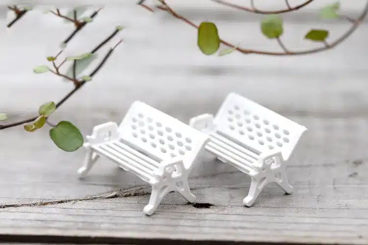 10Pcs/lot Mini Garden Decoration Chairs Fairy Garden Miniatures Terrarium Figurines Chair Craft Decoration Terrarium Figurine 10