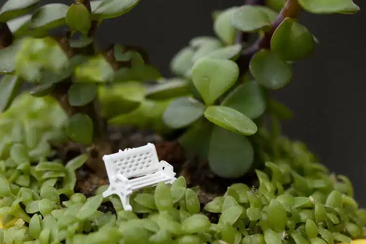 10Pcs/lot Mini Garden Decoration Chairs Fairy Garden Miniatures Terrarium Figurines Chair Craft Decoration Terrarium Figurine 15