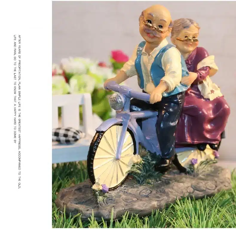 Q-glory Garden Resin Figures For Home Wedding Decoration Accessories Miniature Garden Decorative Ornaments Souvenir Gifts 11