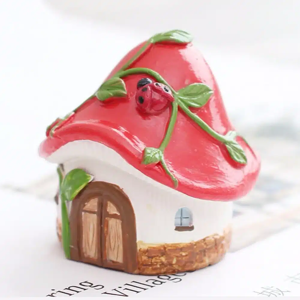 Garden Micro Landscape Mini Resin House Miniature House Fairy Home Garden Decoration Crafts Artesanato Miniature Fairy Garden 1