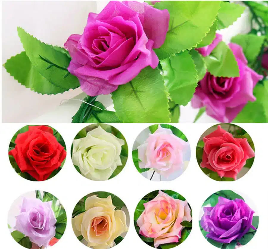 6 Colors Artificial Ivy Plants 235cm Hanging Garland Artificial flowers Home Garden Decor DIY Wall Sticker Wedding Decorations 1