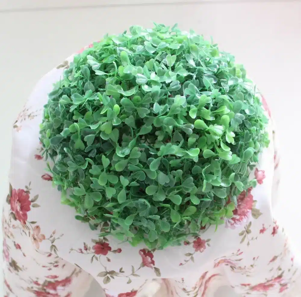 SPR 22cm Fish Tank Green Grass Ball Plastic Plant Ornament Party Decoration Garden Decor Free Shipping 1