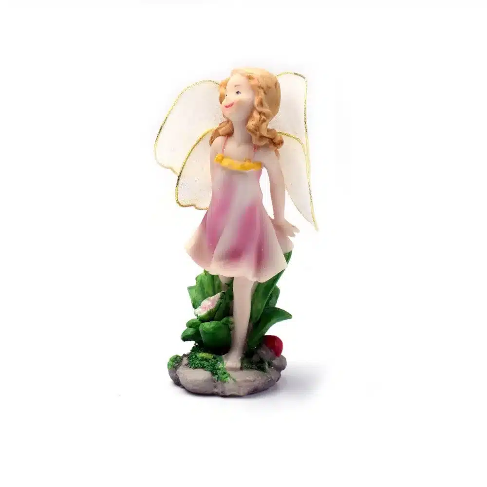 1pcs Cute Miniatures Fairy Garden Decorations Flower Angels Resin Fairy Micro Plant Ornament Decoration Mini Bonsai Figurine 12