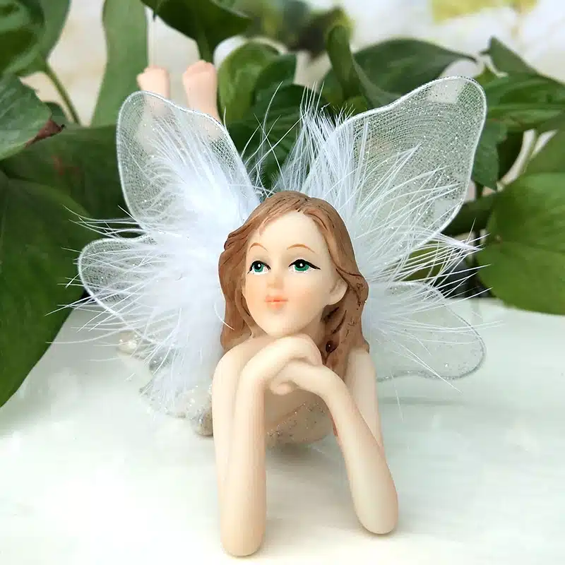 Garden fairy Resin crafts angel ornaments home garden decorations decrative crafts Car Decor Europe Style White Angels 11