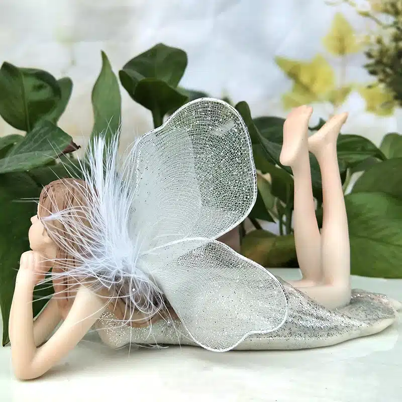 Garden fairy Resin crafts angel ornaments home garden decorations decrative crafts Car Decor Europe Style White Angels 12