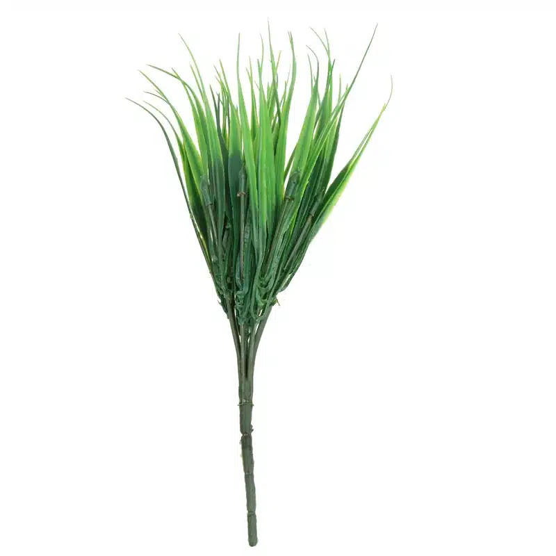 10Pcs Artificial Plants Green Grass Plastic Plant Artificial Grass Desktop Decor Grass for Garden Outdoor Decoration Fake Plants 22