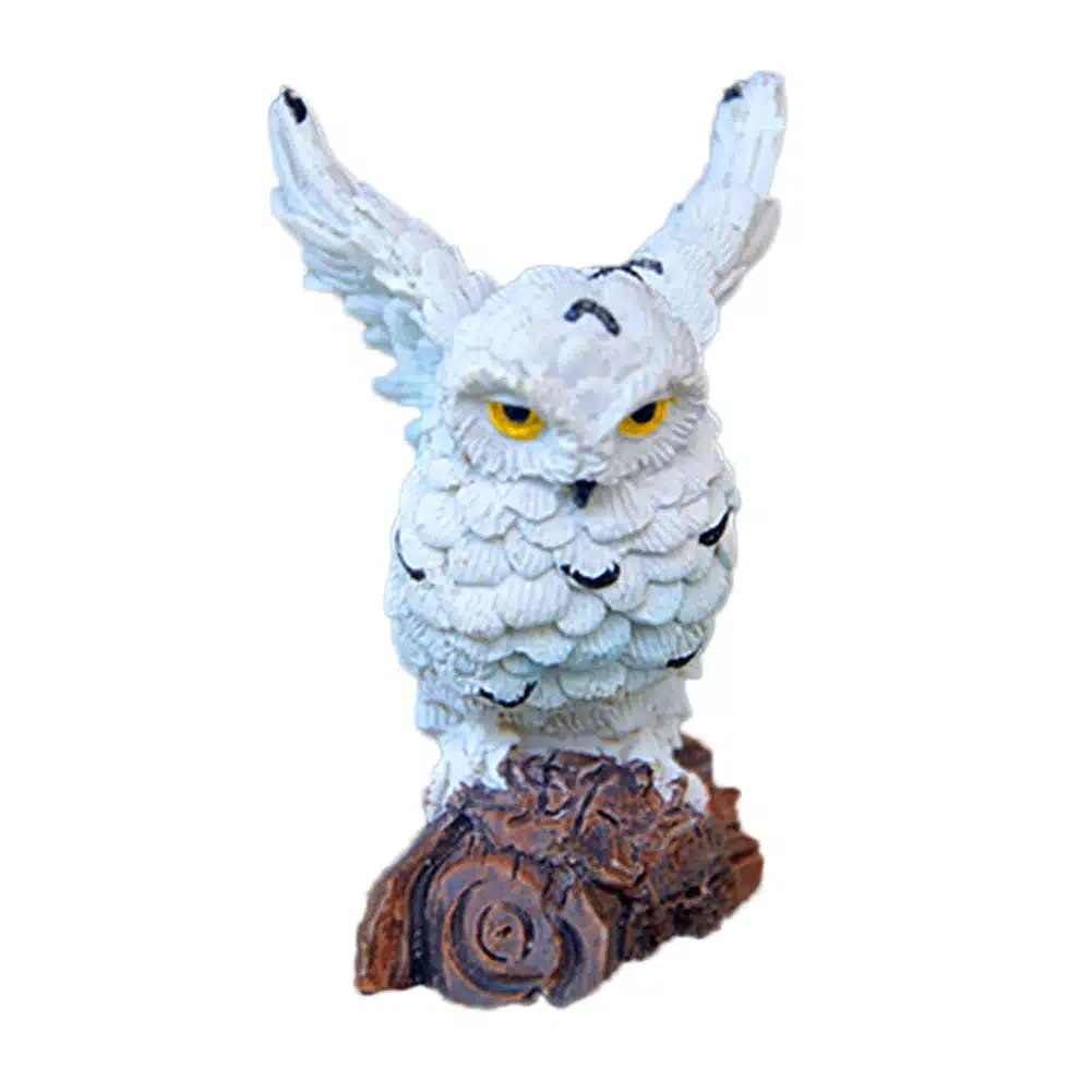 Gardening Decoration Micro-Landscape Mini Simulated Owl Model Garden Ornaments Garden Yard Stand Animal Miniature 13