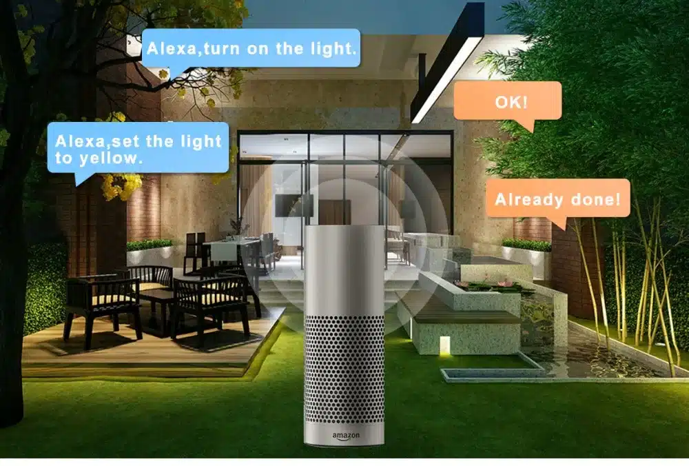 GLEDOPTO ZIGBEE light link LED garden lamp outdoor light 12W RGB CCT warm white AC110-240V work with Amazon alexa echo ZIGBEE3.0 13
