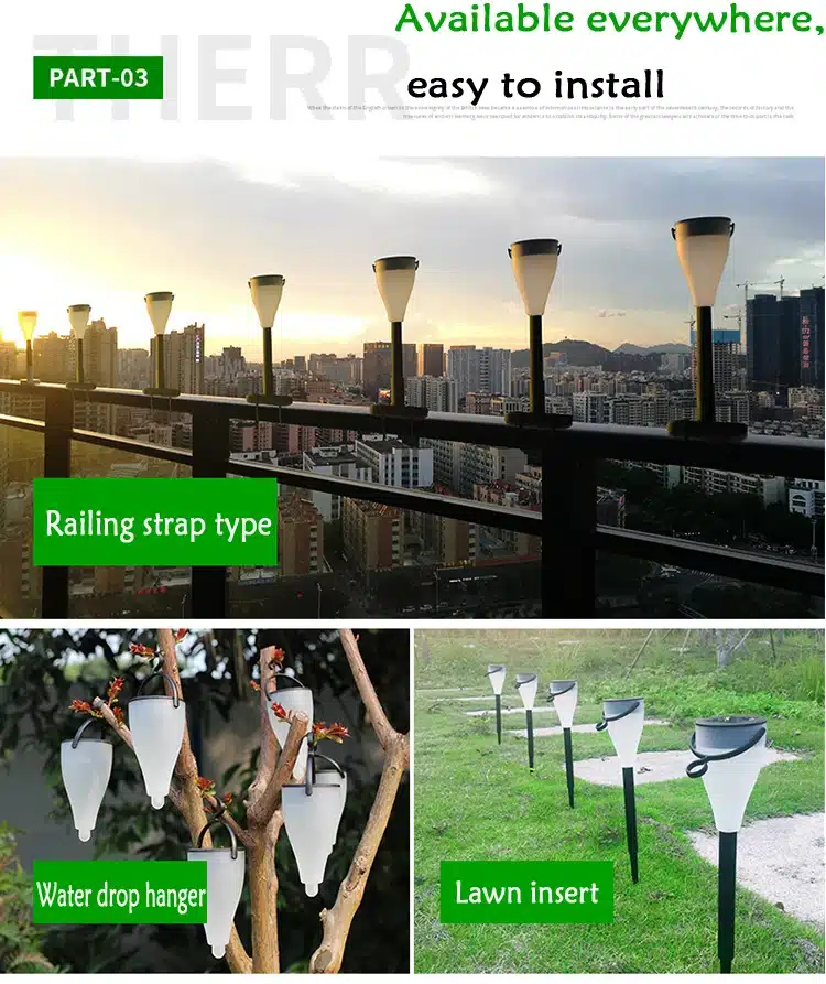 TAMPROAD LED Seven Colors Solar Lawn Lamp Outdoor Plug Garden Lamp Waterproof Landscape Lights garden lights outdoor solar light 16