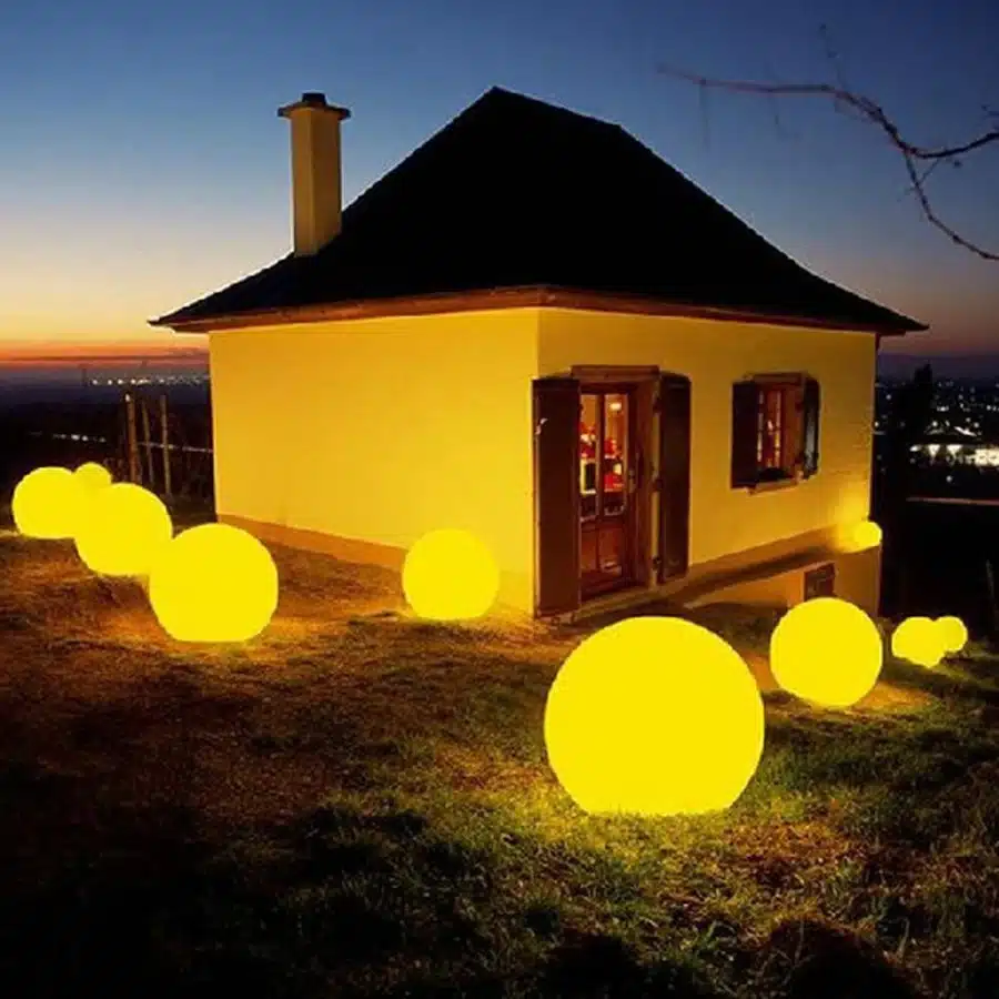 Rechargeable Remote Control RGB Colorful LED Floating Ball illuminated swimming pool ball light IP68 Outdoor Garden Light 17