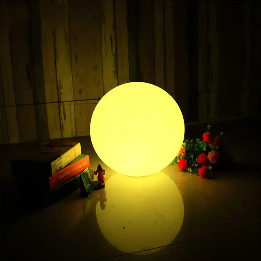 Rechargeable Remote Control RGB Colorful LED Floating Ball illuminated swimming pool ball light IP68 Outdoor Garden Light 19