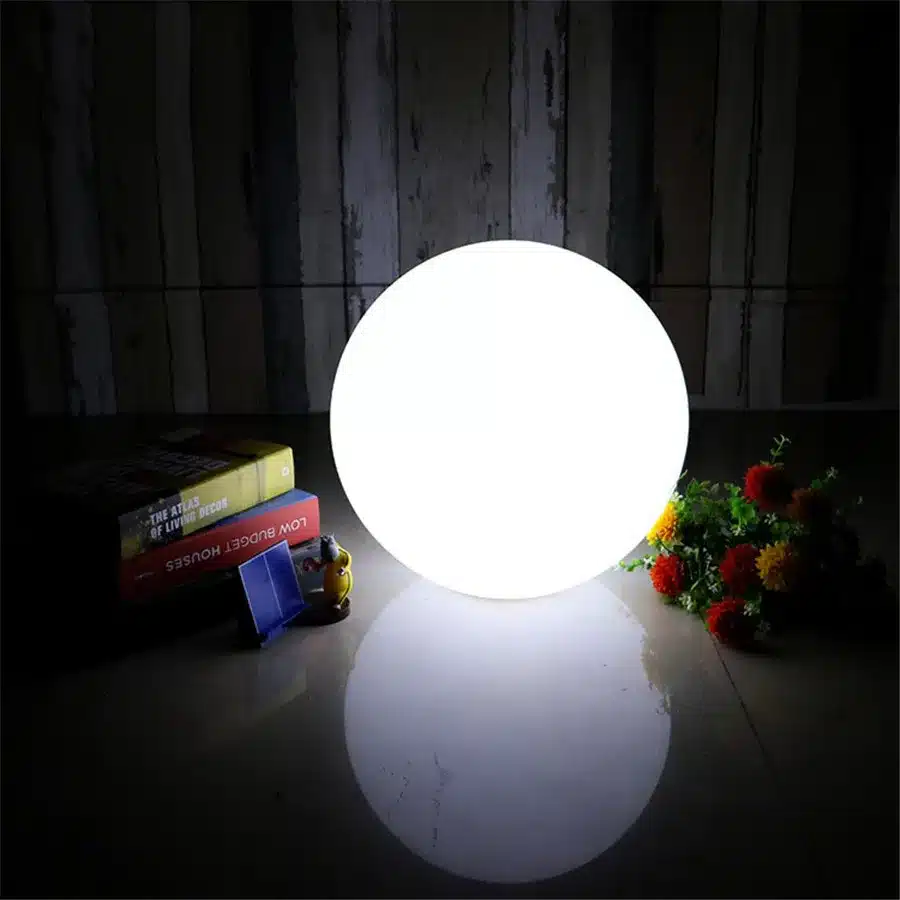 Rechargeable Remote Control RGB Colorful LED Floating Ball illuminated swimming pool ball light IP68 Outdoor Garden Light 20