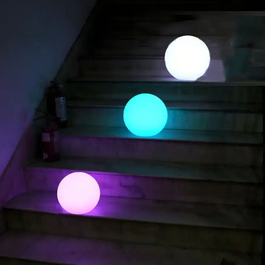 Rechargeable Remote Control RGB Colorful LED Floating Ball illuminated swimming pool ball light IP68 Outdoor Garden Light 21