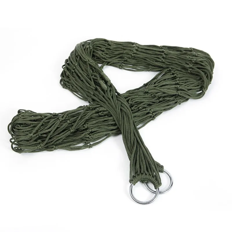 Portable Garden Nylon Hammock swingHang Mesh Net Sleeping Bed hamaca for Outdoor Travel Camping hamak blue green red hamac 16