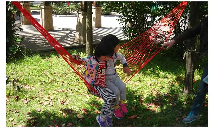 Portable Garden Nylon Hammock swingHang Mesh Net Sleeping Bed hamaca for Outdoor Travel Camping hamak blue green red hamac 22