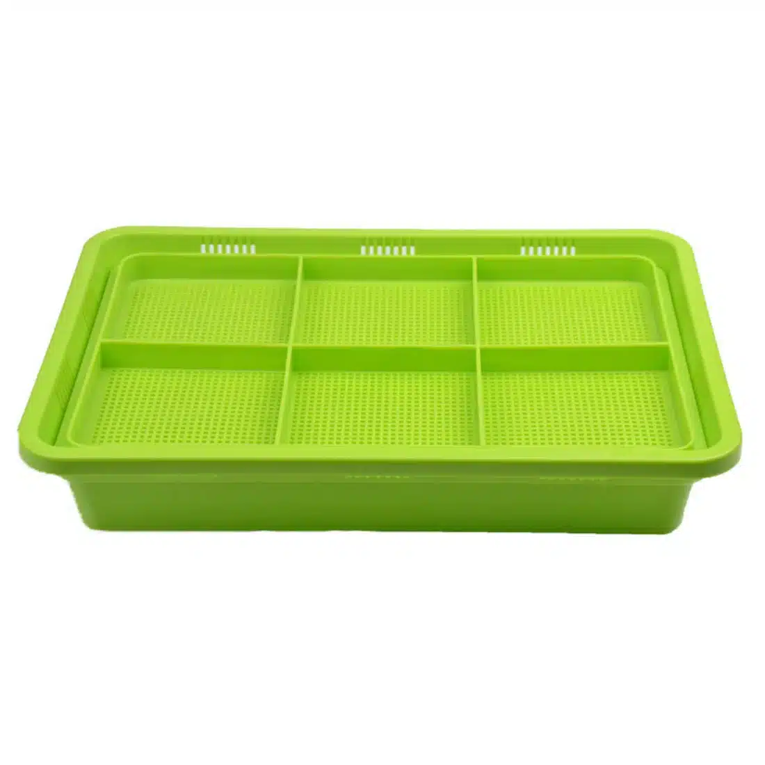 New Double Plastic Thickened Nursery Pots Colored Vegetable Tray For Rectangular Balcony Gardening Planter Garden Pot - Green 11