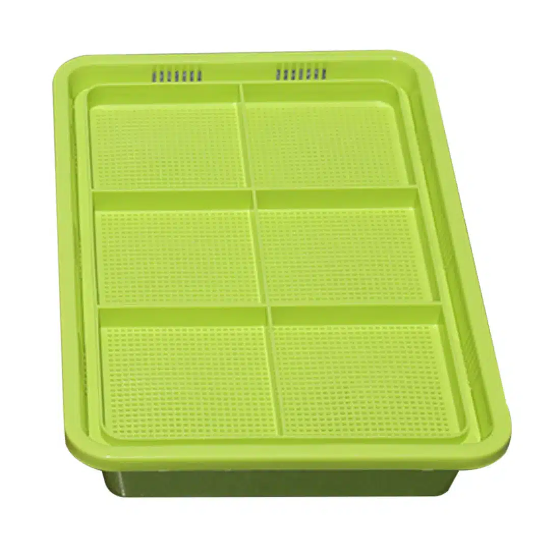 New Double Plastic Thickened Nursery Pots Colored Vegetable Tray For Rectangular Balcony Gardening Planter Garden Pot - Green 14