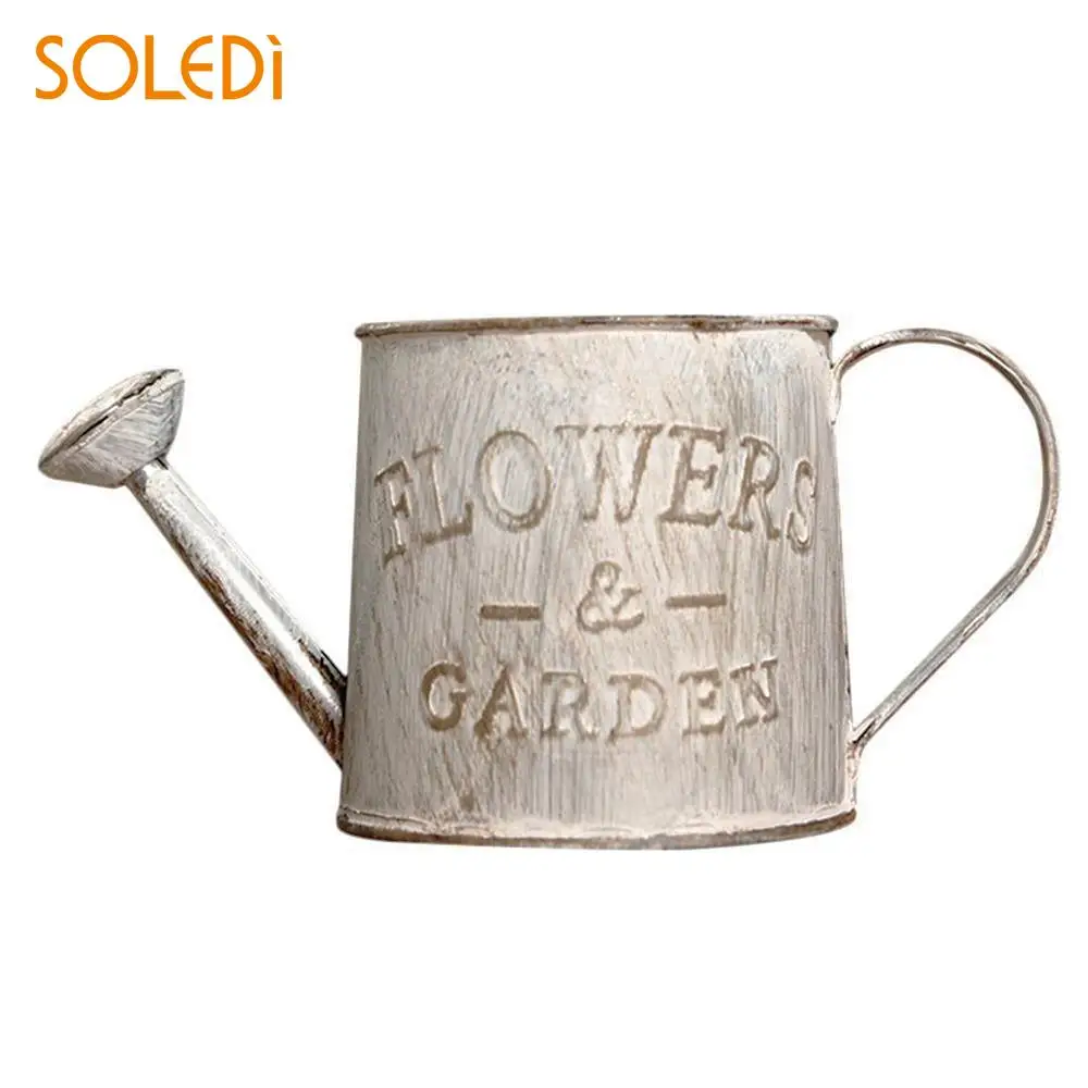 Retro Metal Flower Pot Succulent Planter Plant Bucket Bonsai Pot Vertical Garden Pots Vertical Planter Balcony Decoration 14