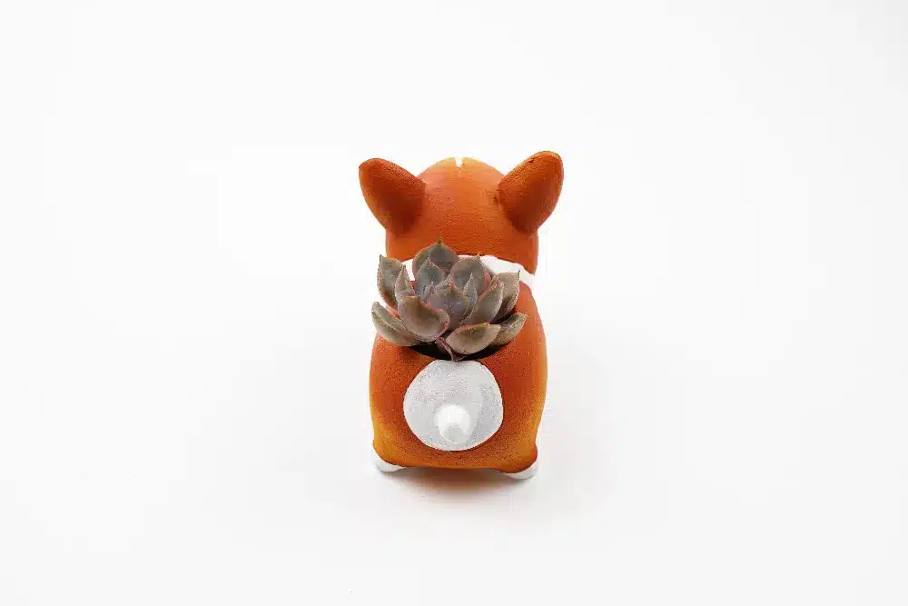 Creative Resin Flowerpot Kawaii Corgi Garden Pots Planters Jardin Bonsai Desk Succulent Flower Pot Can Mix Order Dropshipping 26