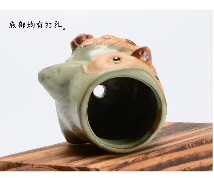 4pcs/set Cartoon Pengui-shaped Flower Pot Succulent Pot Fleshy Planters Small Pottery Vase Home / Garden Pot 9